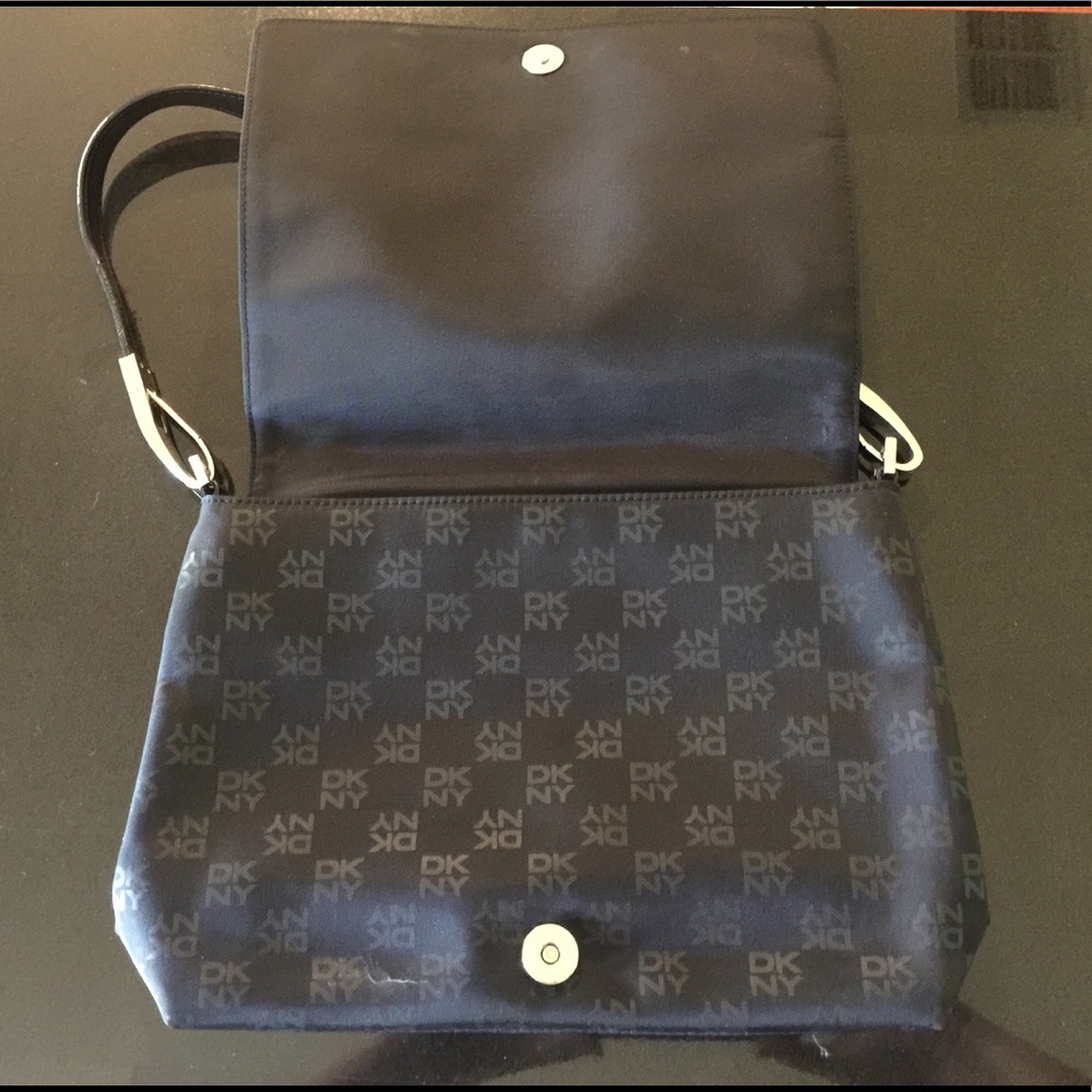 DKNY Signature Black Jacquard Handbag